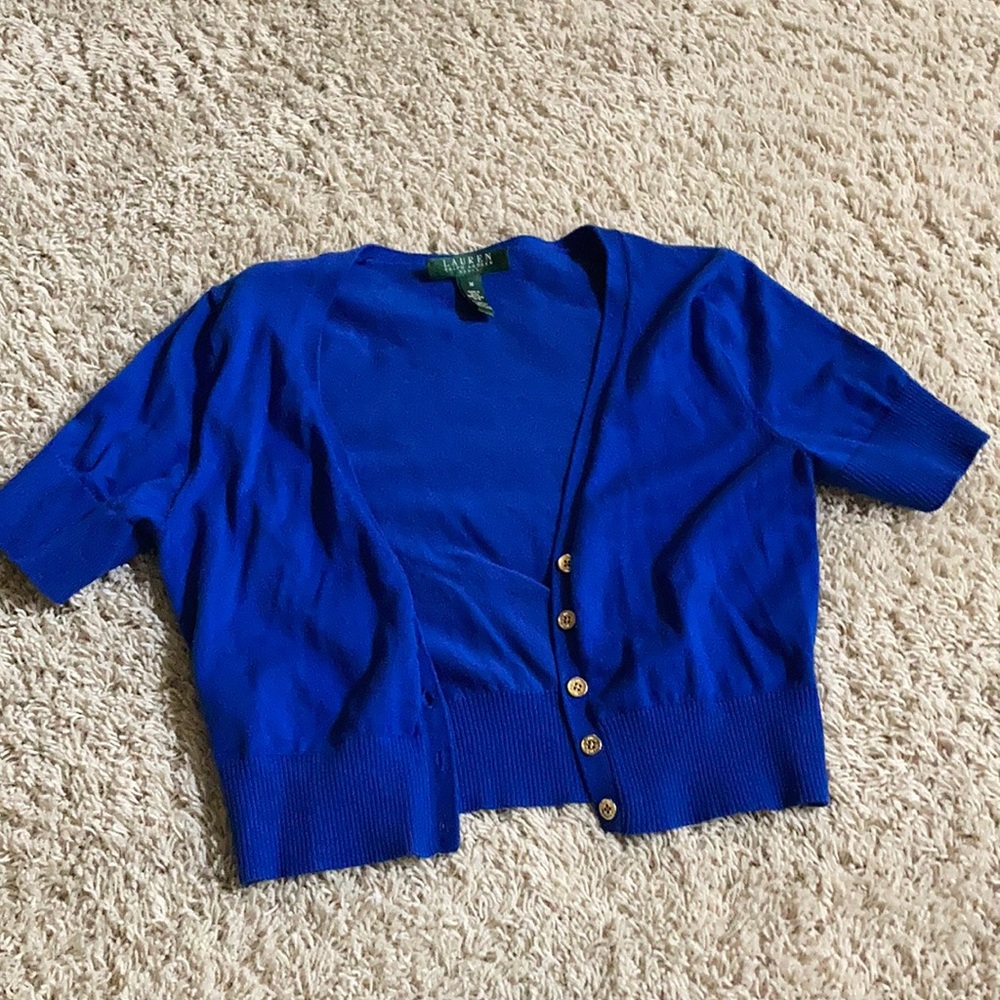 Blue Ralph Lauren mini jacket, bolero